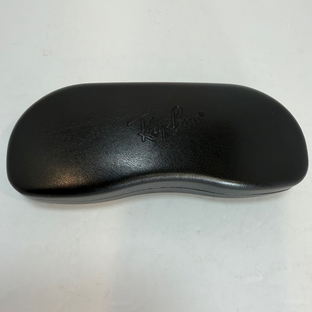 Ray-Ban Black Hard Shell Clamshell Sunglasses Case with Cleaning Cloth X-0029